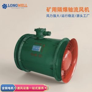 朗伟 防爆船用隧道轴流通风机 矿用地面抽出式管道式轴流风机