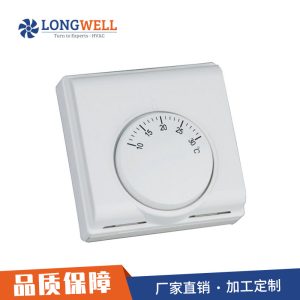 朗伟 中央空调地暖水暖机械温控器 机械式控制器 可调温度调节