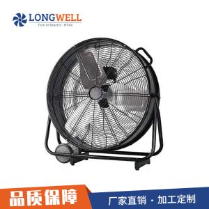朗伟 工业电风扇鼓型排气换气通风机 可移动便携式工业商用扇