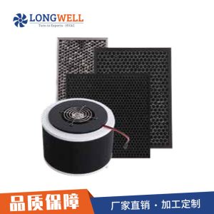 朗伟防尘除臭气体过滤网 油烟净化蜂窝状活性炭过滤网