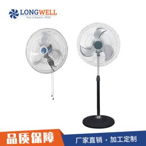 朗伟电风扇家用落地扇办公室宿舍壁扇定时摇头机械电风扇