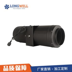 朗伟 14寸变频可调速超静音金属管道风机 强大功率抽油烟机换气扇