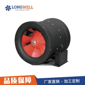 朗伟 斜流增压风机低噪声管道风机 16寸AC混流管道风机 厂家直供