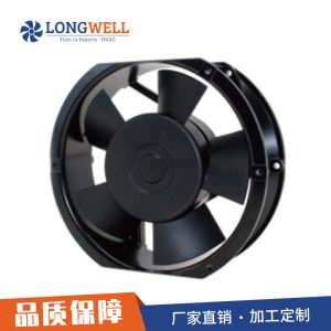 朗伟 17251铝框圆形散热风扇AC220V自动化设备工业轴流散热风扇