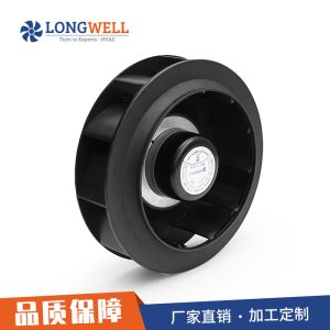 朗伟 后倾式220mmEC离心风机 机柜设备散热风扇风机 工业排风设备
