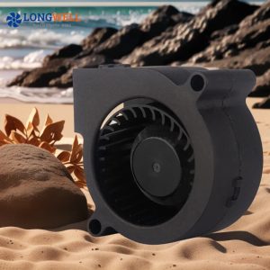 朗伟 5025散热风扇 5v 12v 24v直流轴流风机 笔记本电脑机柜风扇
