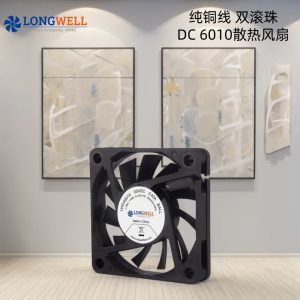朗伟 机箱机柜用6010 24V 双滚珠轴承直流风机 加湿器散热风扇