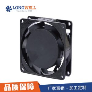 朗伟 8025含油散热风扇 冷风机干风机适用低压220V 240V直流风扇