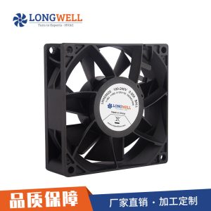 朗伟 8025散热小风扇 含油微型小风扇 汽车笔记本烤箱 低噪大风量