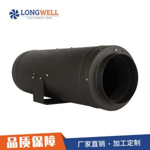 朗伟 AC超静音管道风机 14寸厨房油烟抽风机 卫生间排风换气扇