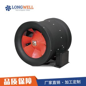 朗伟 EC变频混流风机 14寸无极调速抽风排烟风机 工业排风排气扇