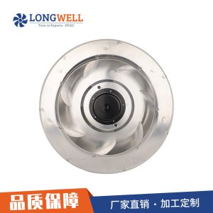 朗伟厂家批发EC后倾式离心风机 高静压低噪EC 380V 450mm离心风机