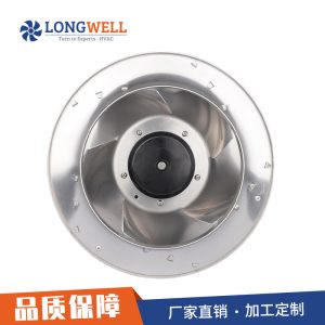 朗伟 外转子EC低噪音中压散热风机 直流无刷后向式空气净化风机