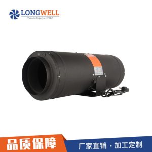 朗伟 无极调速超静音管道风机 ec5寸增压加压大功率排风排气扇