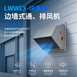 LWWEX-IR系列边墙式通风排风机 防雨罩防虫网防爆通风风机