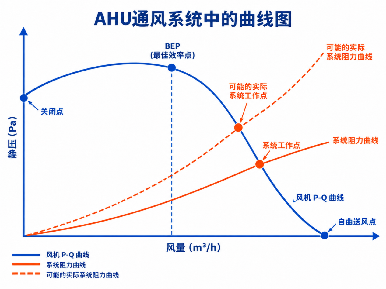 AHU通风曲线
