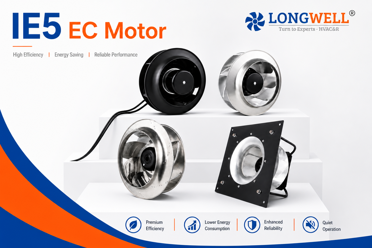 IE5 EC Motor Longwell fan platform