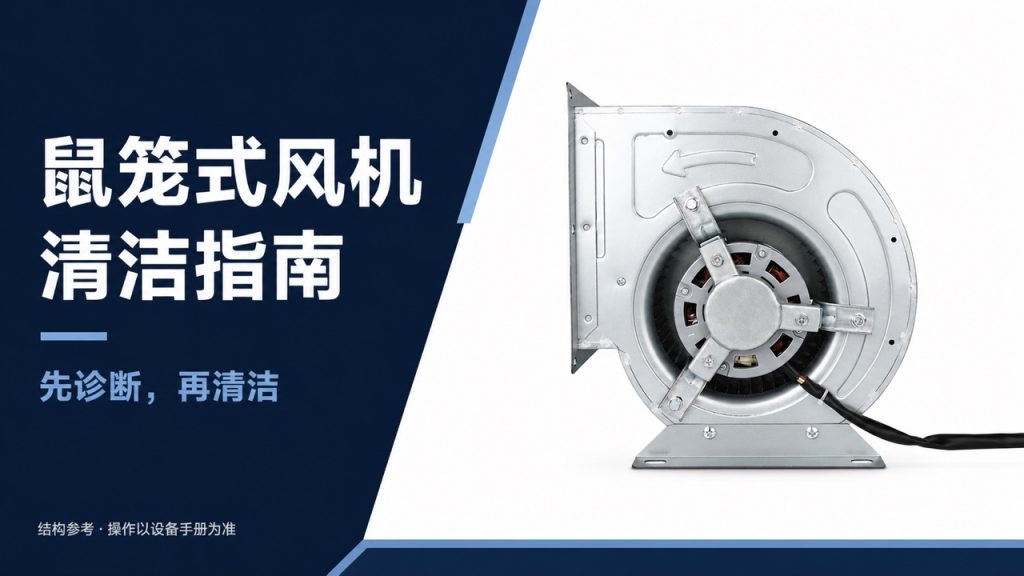 鼠笼式风机清洁:除尘与复装检查