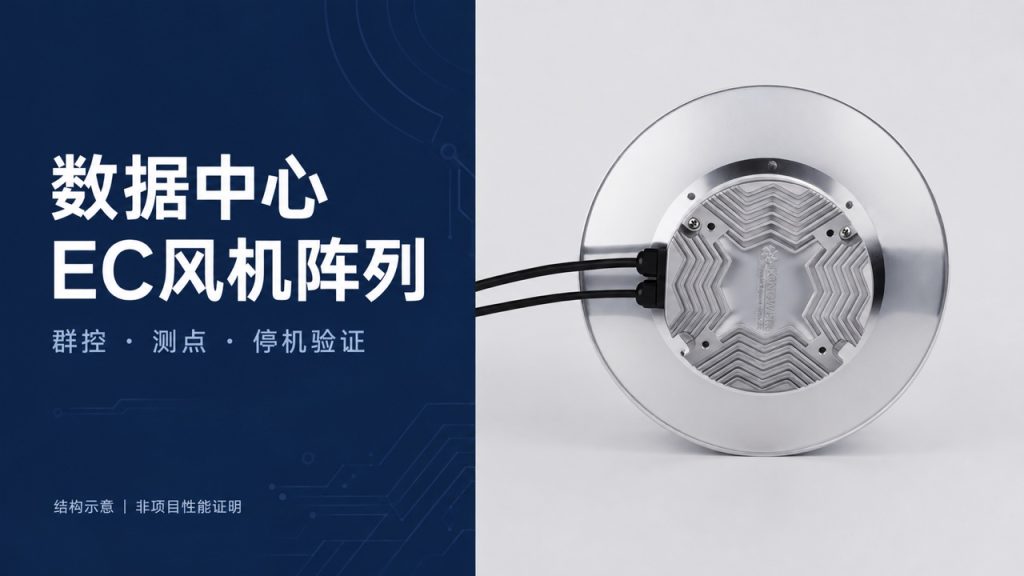 数据中心EC风机阵列如何调试：群控、传感器与停机验证