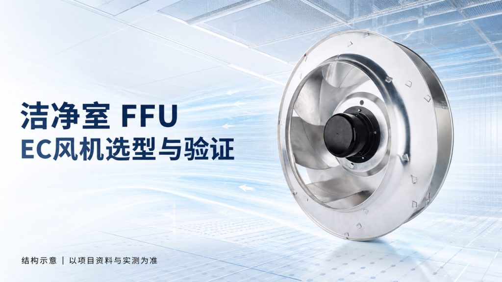 洁净室FFU的EC离心风机怎么选：定义、调试与验收