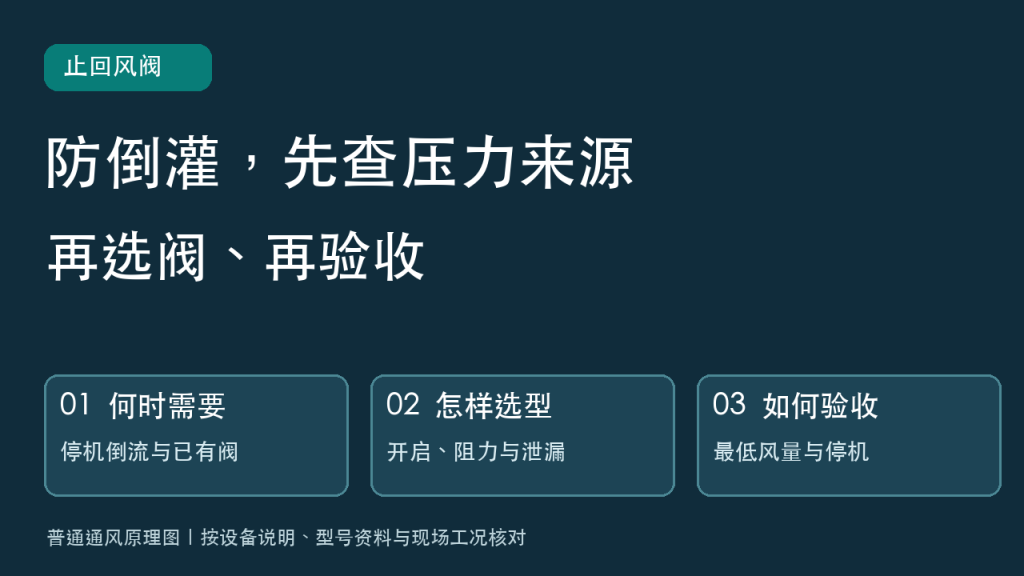 止回风阀防倒灌的选型与验收原理图封面